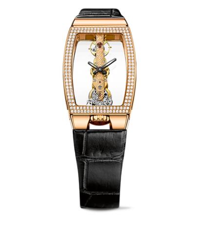 Review Replica Corum Golden Bridge Miss Rose Gold Diamonds Watch B113/03847 - 113.222.85/0001 0000